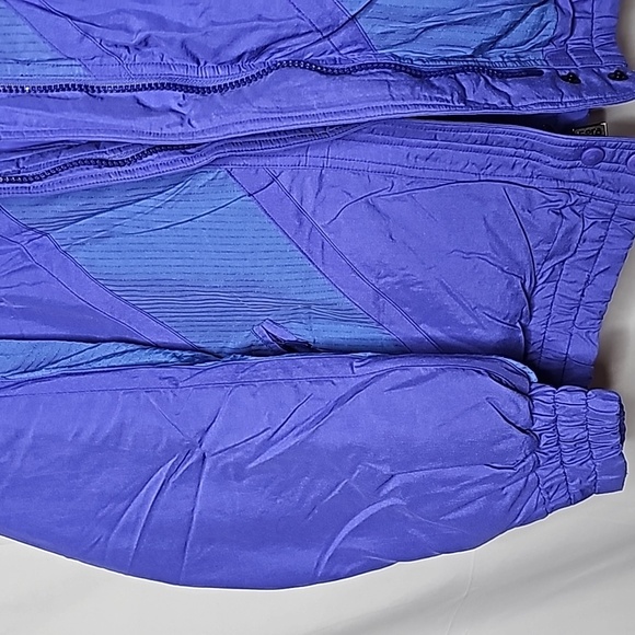 Vintage Fera 90's puffer down filled purple ski snow cold winter jacket sz 12 - Picture 5 of 6